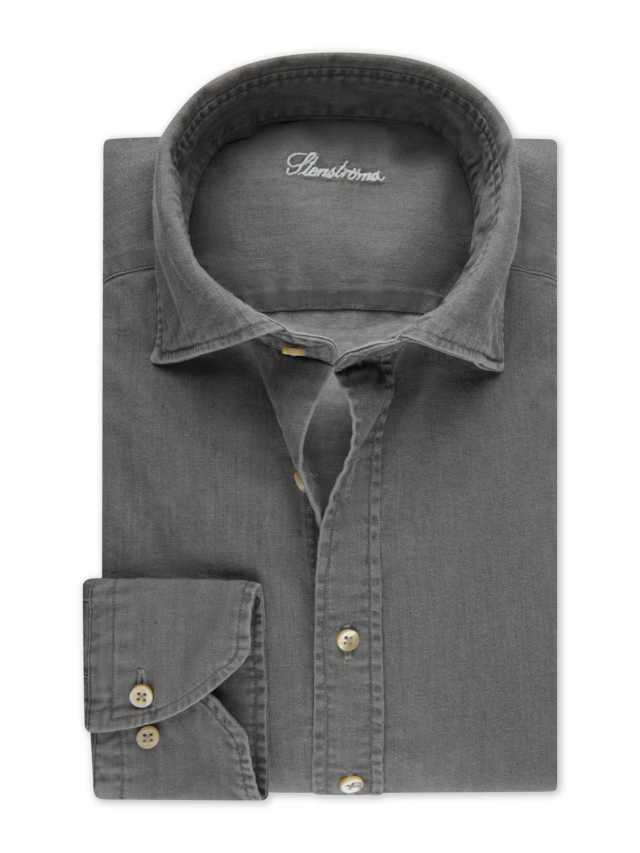 Stenstroms Grey Denim Shirt