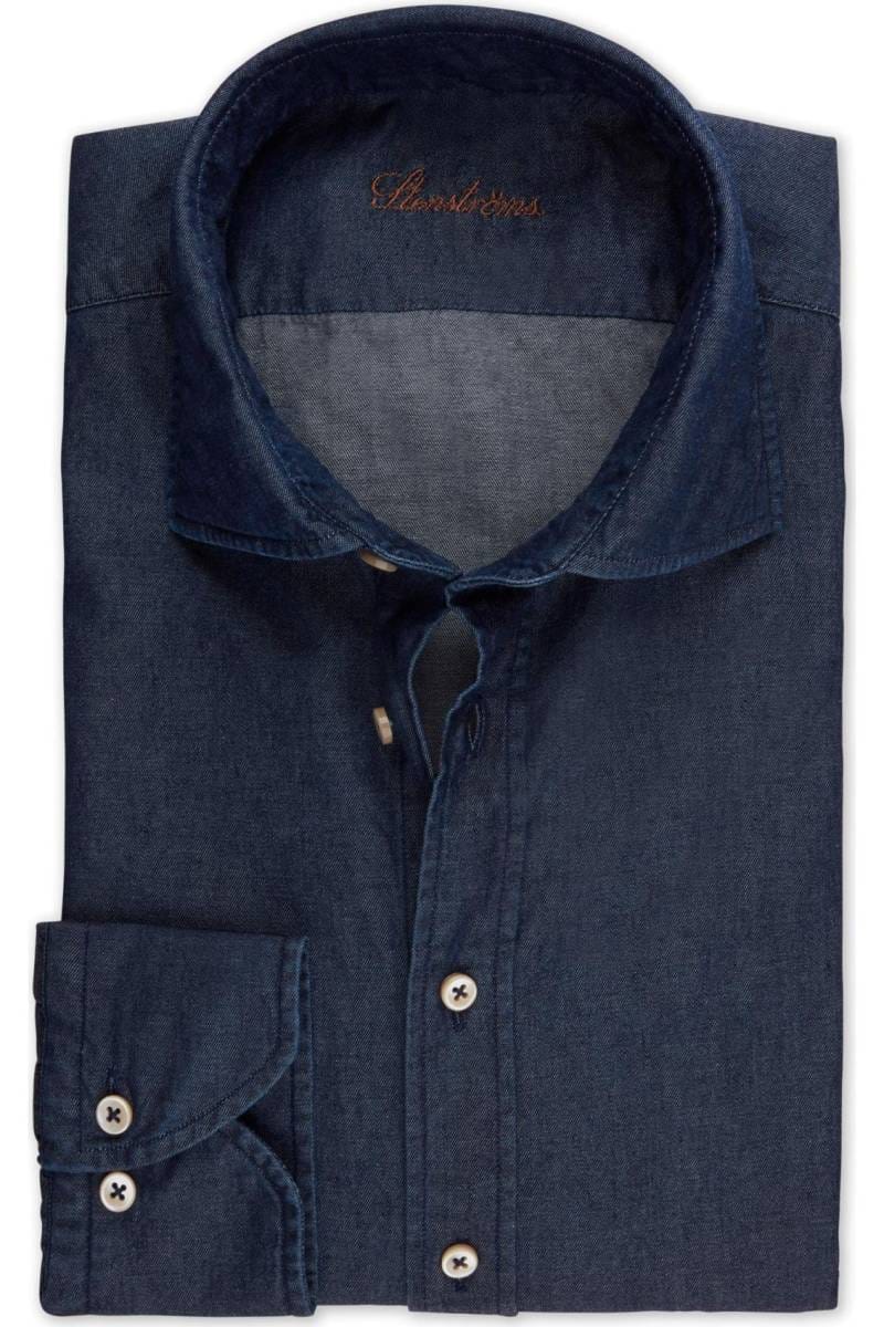 Stenstroms Regular Fit Shirt in Dark Indigo
