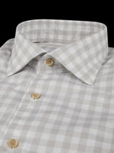 Load image into Gallery viewer, Stenstroms Casual Beige Checked Twill Shirt
