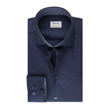 Load image into Gallery viewer, Stenstroms Contrast Twill Shirt in Navy
