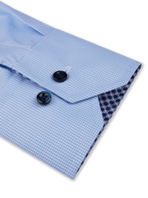 Load image into Gallery viewer, Light Blue Contrast Twill Shirt
