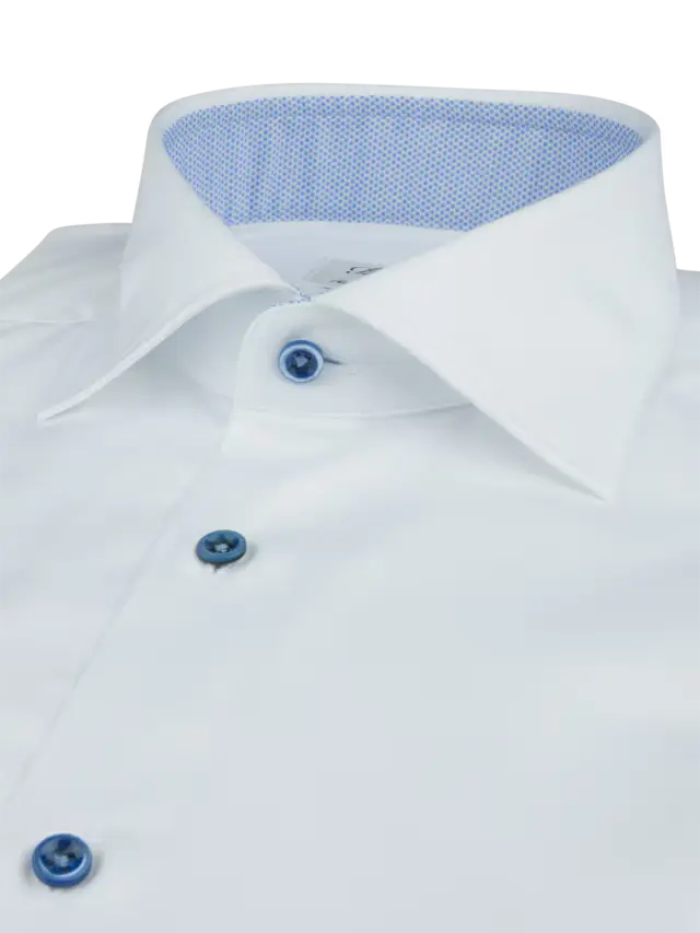Stenstroms White Contrast Trim Collar