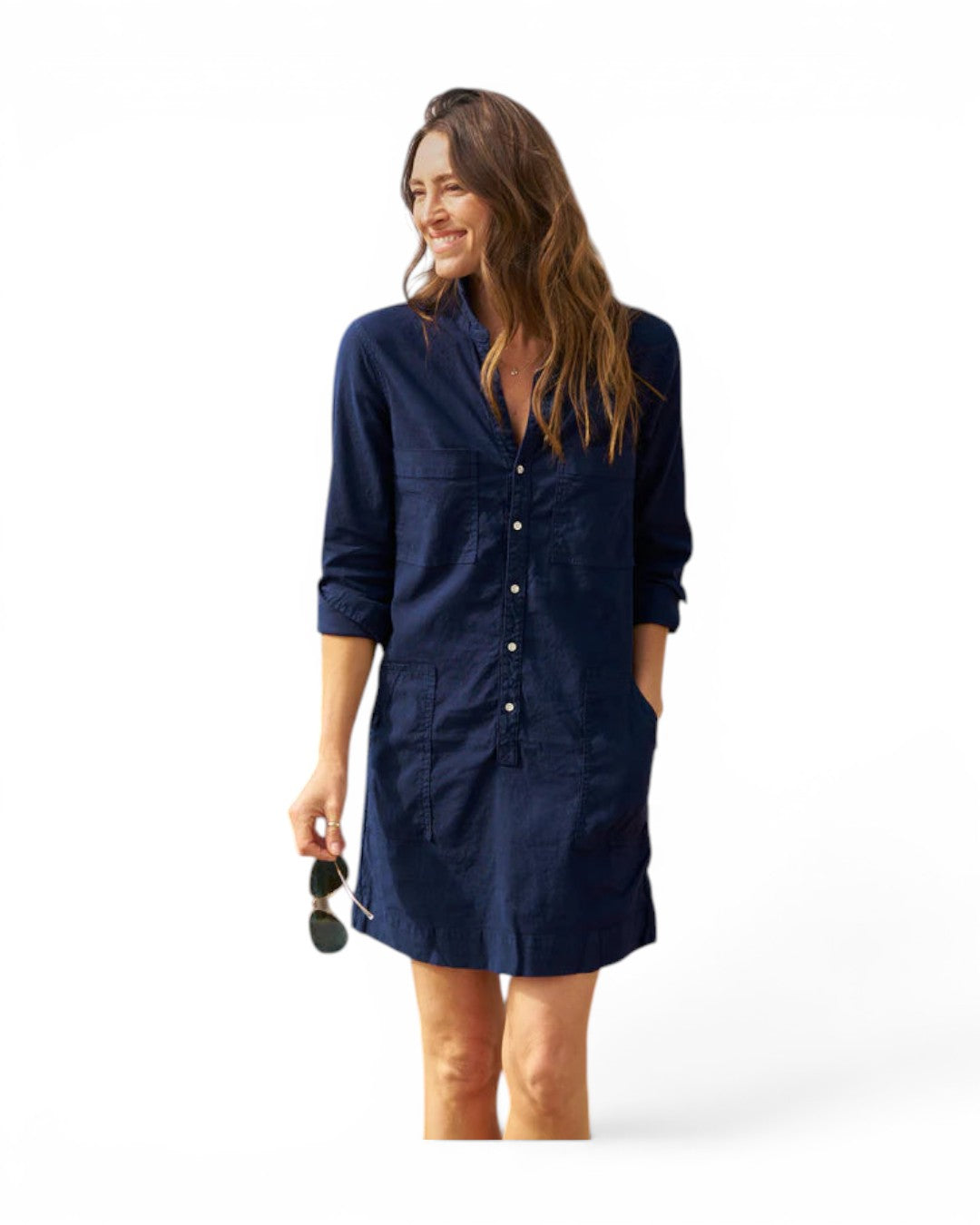 Frank &amp; Eileen Southern Ireland Utility Dress In Navy