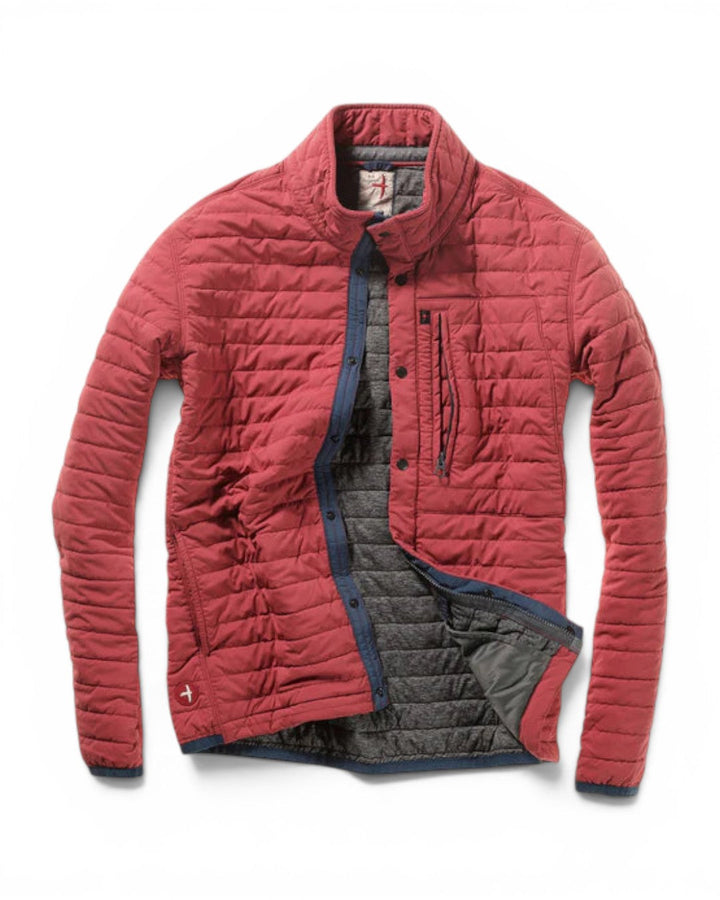 Relwen Windzip Jacket In Red Fade