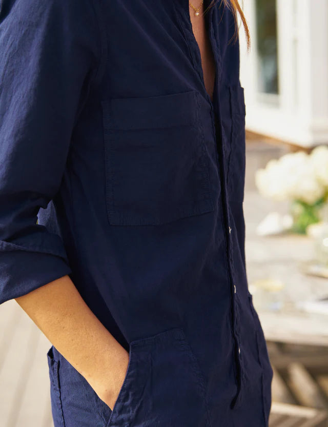 Frank &amp; Eileen Southern Ireland Utility Dress In Navy
