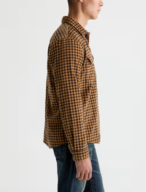 AG Miller CPO Shirt Mustard/Black Check