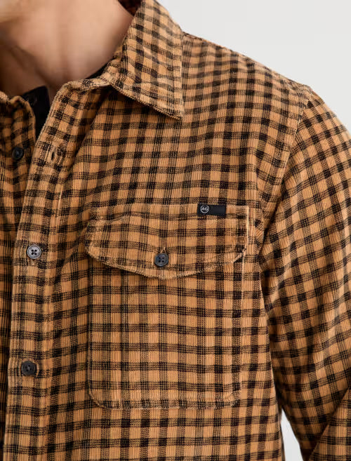 AG Miller CPO Shirt Mustard/Black Check