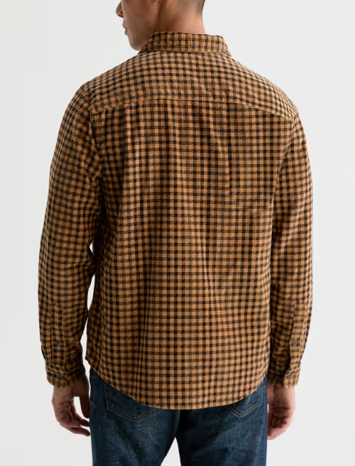 AG Miller CPO Shirt Mustard/Black Check
