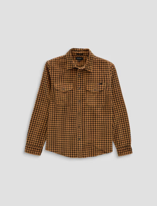 AG Miller CPO Shirt Mustard/Black Check