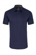 Load image into Gallery viewer, Desoto S/S Solid Jersey Shirt in Navy
