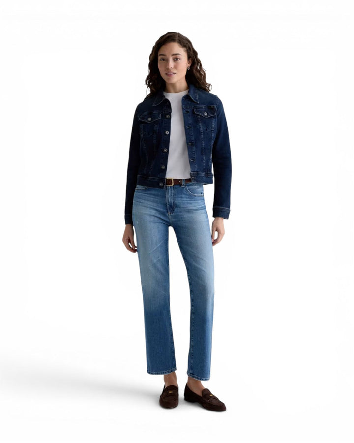 Ag Brinley Mid-Rise Straight Denim In 16 Years Soaring