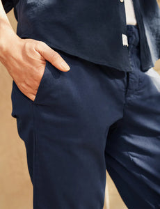 Italian Chino Pant in Navy