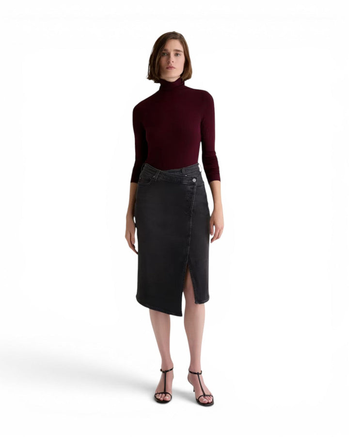 Ag Bruna Wrap Midi Skirt In Nebula