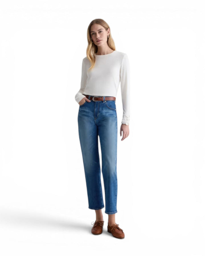 AG Brinley Crop Jeans In Blue / Owen Valley