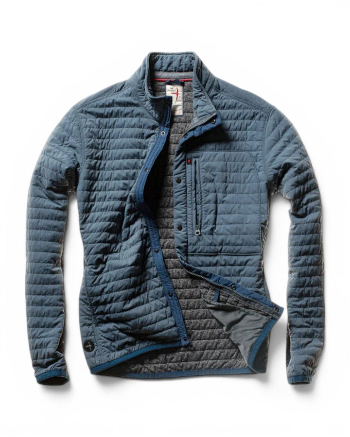 Relwen Windzip Jacket In Cadet Navy