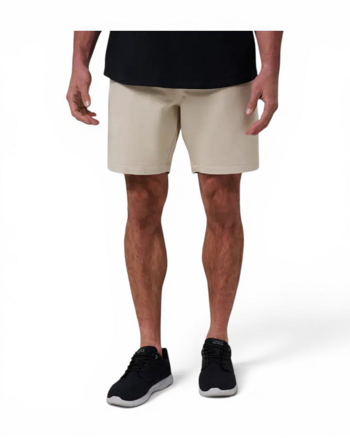 Travis Mathew Stretch Knit Short In Italian Sand