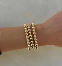 Load image into Gallery viewer, Karen Lazar Beaded Bracelet Yellow Gold Filled
