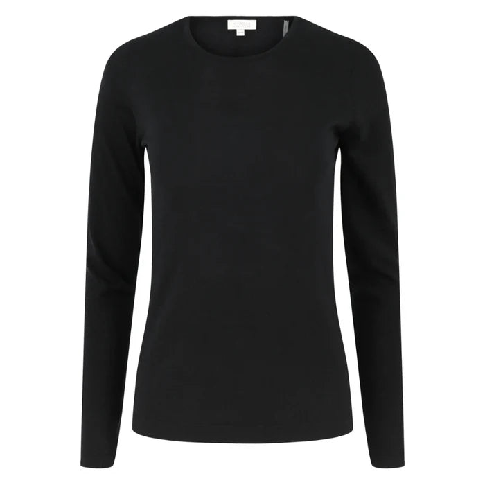 Kinross Long Sleeve Crew Black