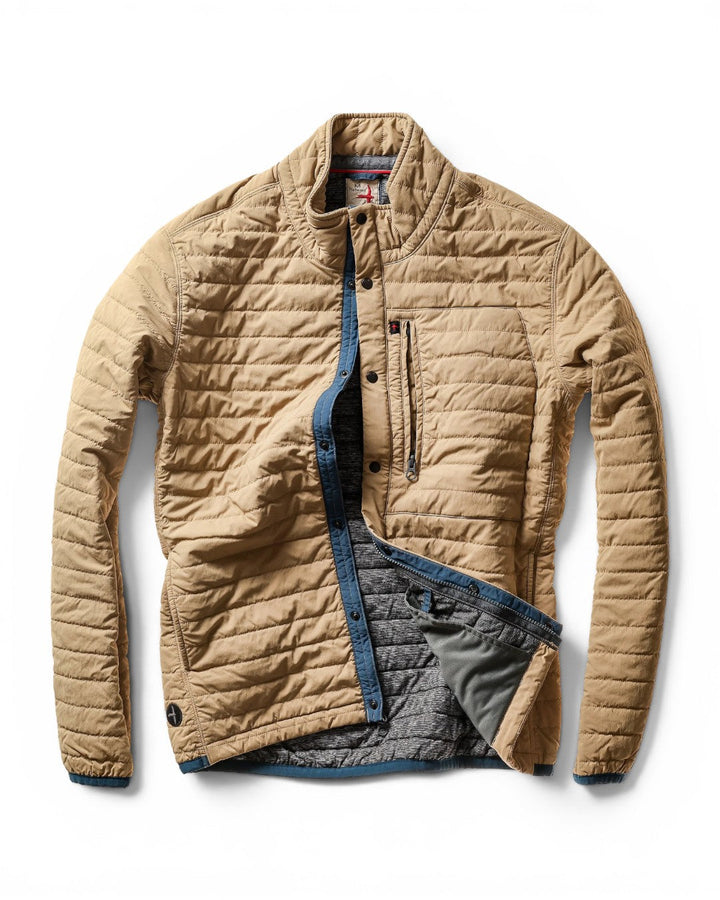 Relwen Windzip Jacket In Dark Khaki