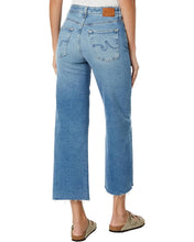 Load image into Gallery viewer, AG Saige Wide Leg Crop Jean in 18 Years Atlantic
