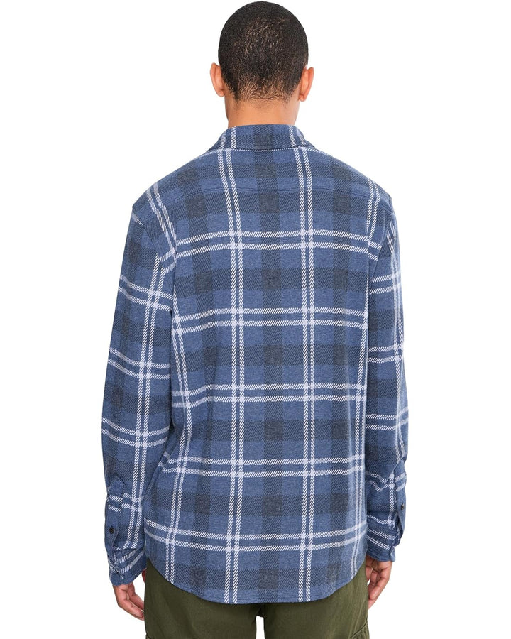 Faherty Mens Legend Sweater Shirt Blue Ridge Plaid