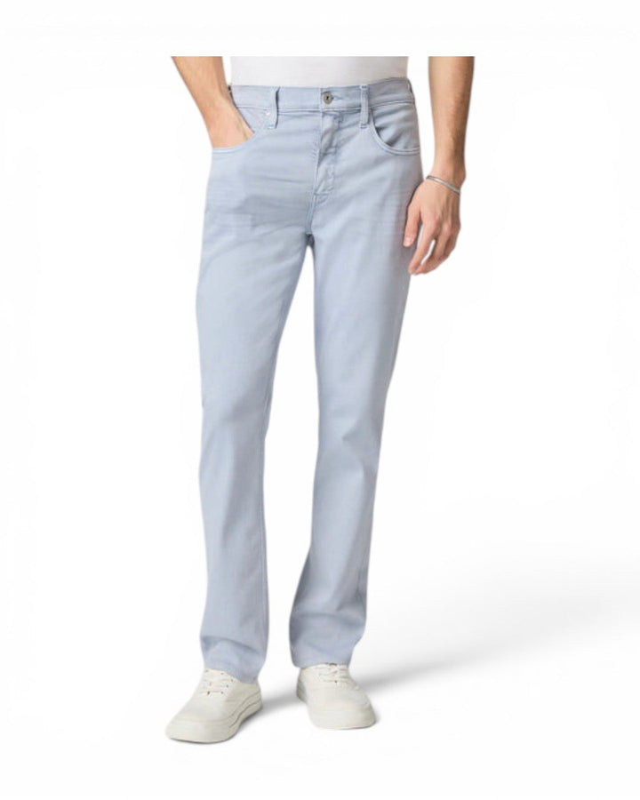 Paige Transcend Federal Slim Straight Jean In Pewter Stone
