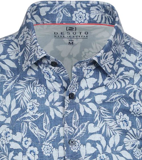 Desoto Casual Kent Ss In Palm Print