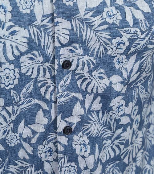 Desoto Casual Kent Ss In Palm Print
