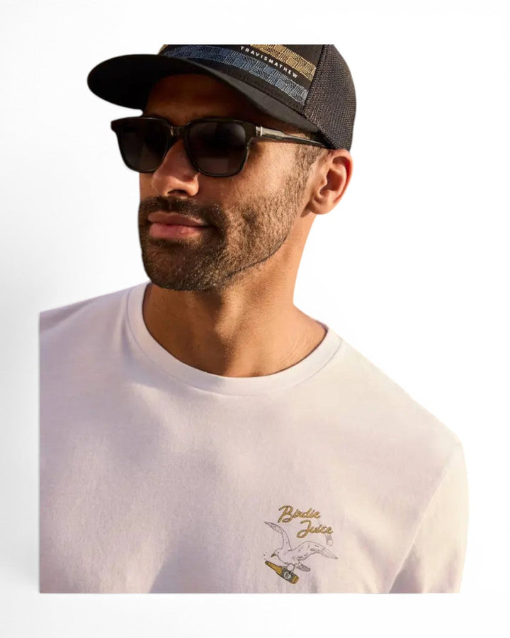 Travis Mathew Holding Pattern Snapback Hat In Black