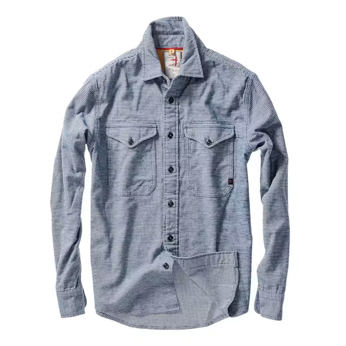 Relwen Utility Workshirt Blue/White/Navy