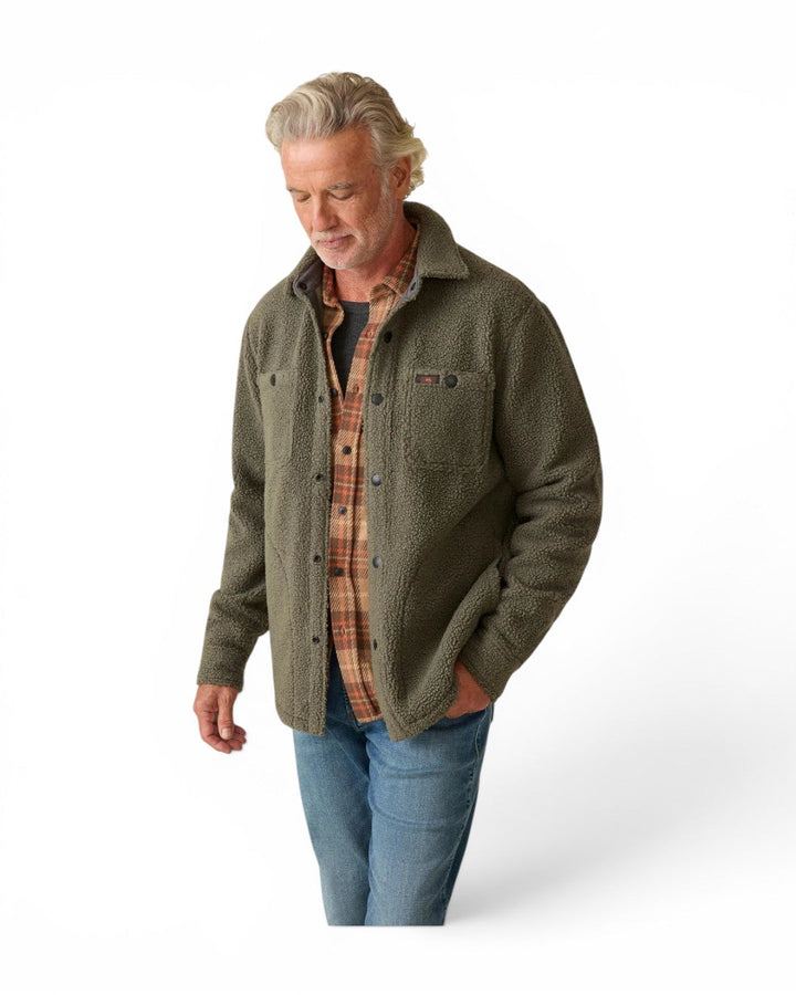 Faherty Range Fleece Cpo In Maine Forest