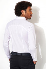 Load image into Gallery viewer, Desoto Pique Long Sleeve in White
