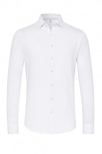 Desoto Pique Long Sleeve in White