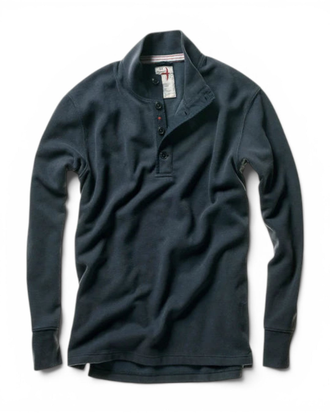 Raffi Silvio Textured Polo In Midnight