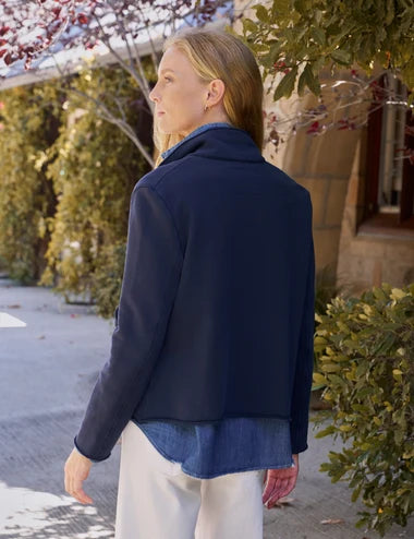Frank &amp; Eileen Mini Belfast Sweatshirt in Classic Navy