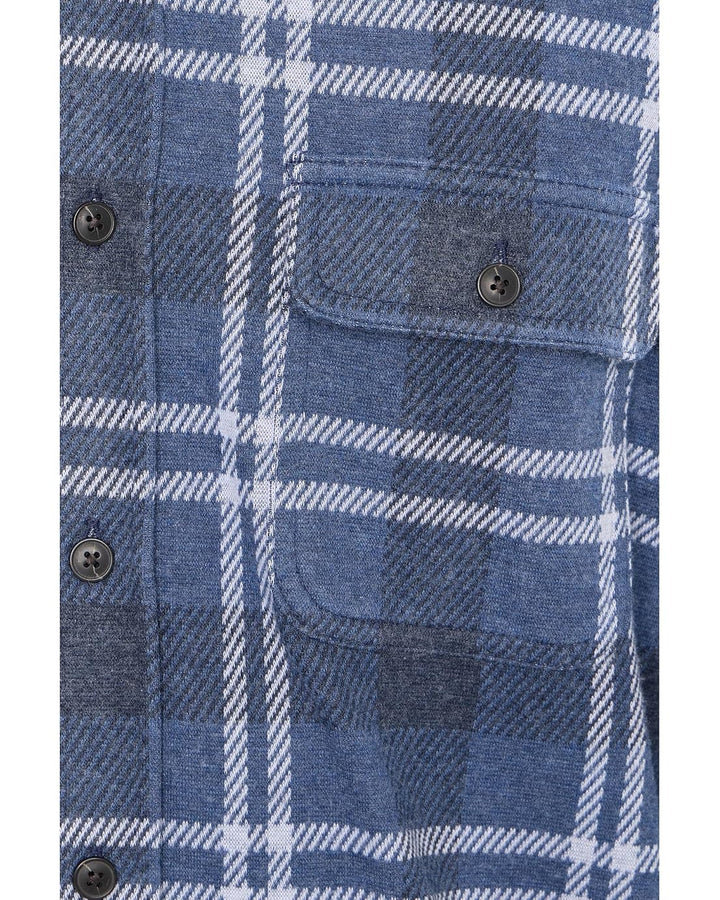 Faherty Mens Legend Sweater Shirt Blue Ridge Plaid
