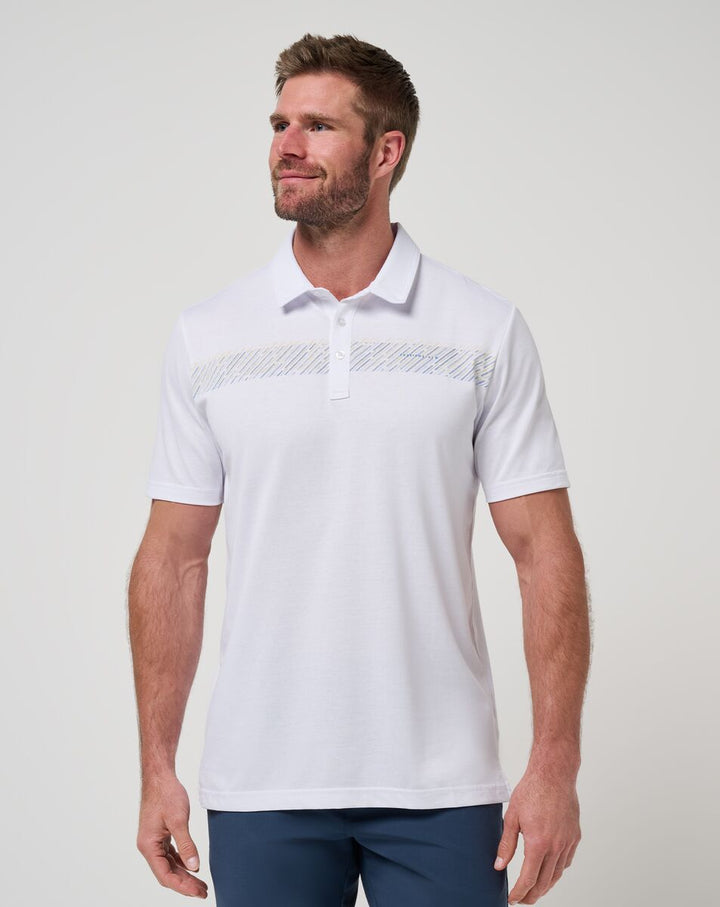 Travis Mathew Landline Polo In White