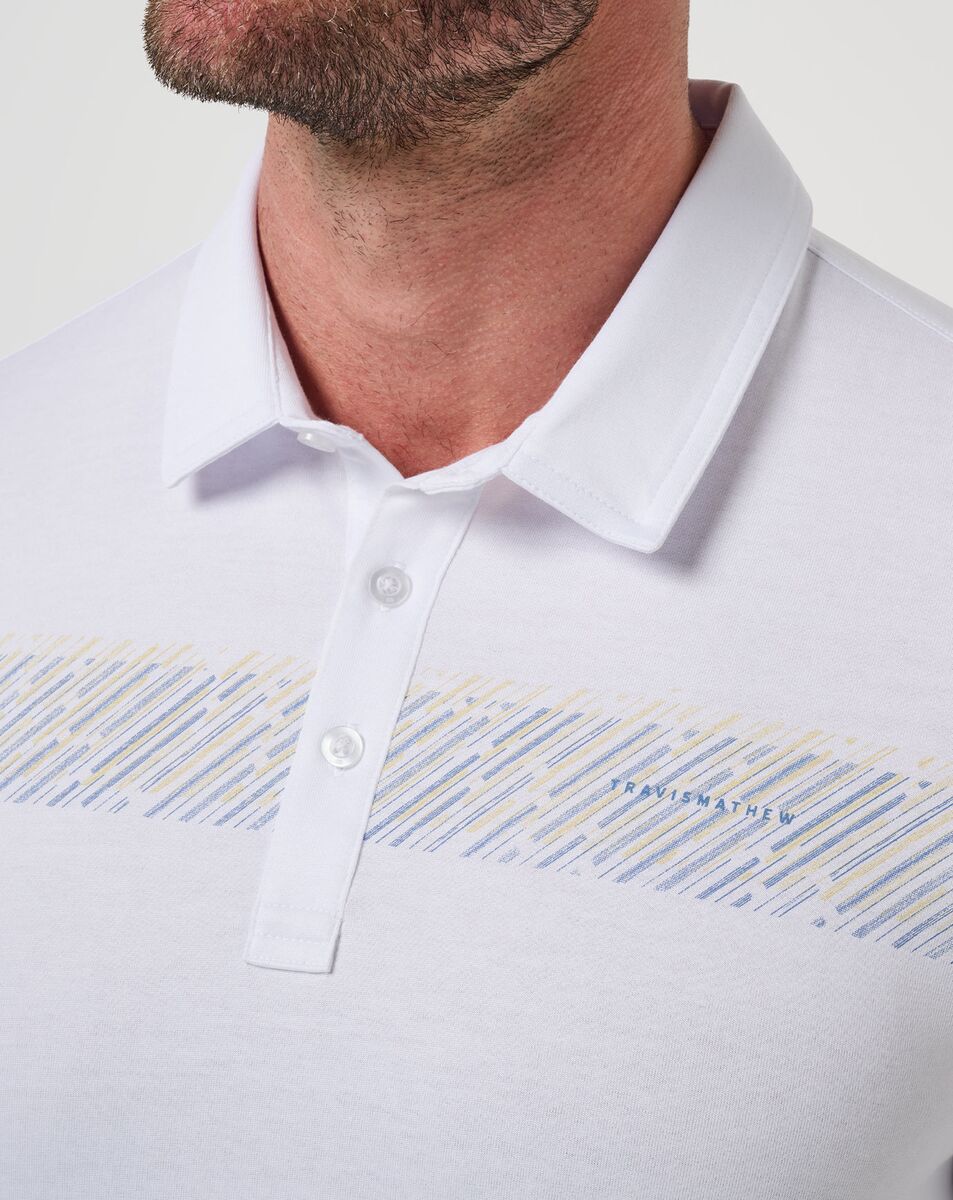 Travis Mathew Landline Polo In White