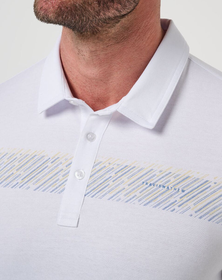 Travis Mathew Landline Polo In White