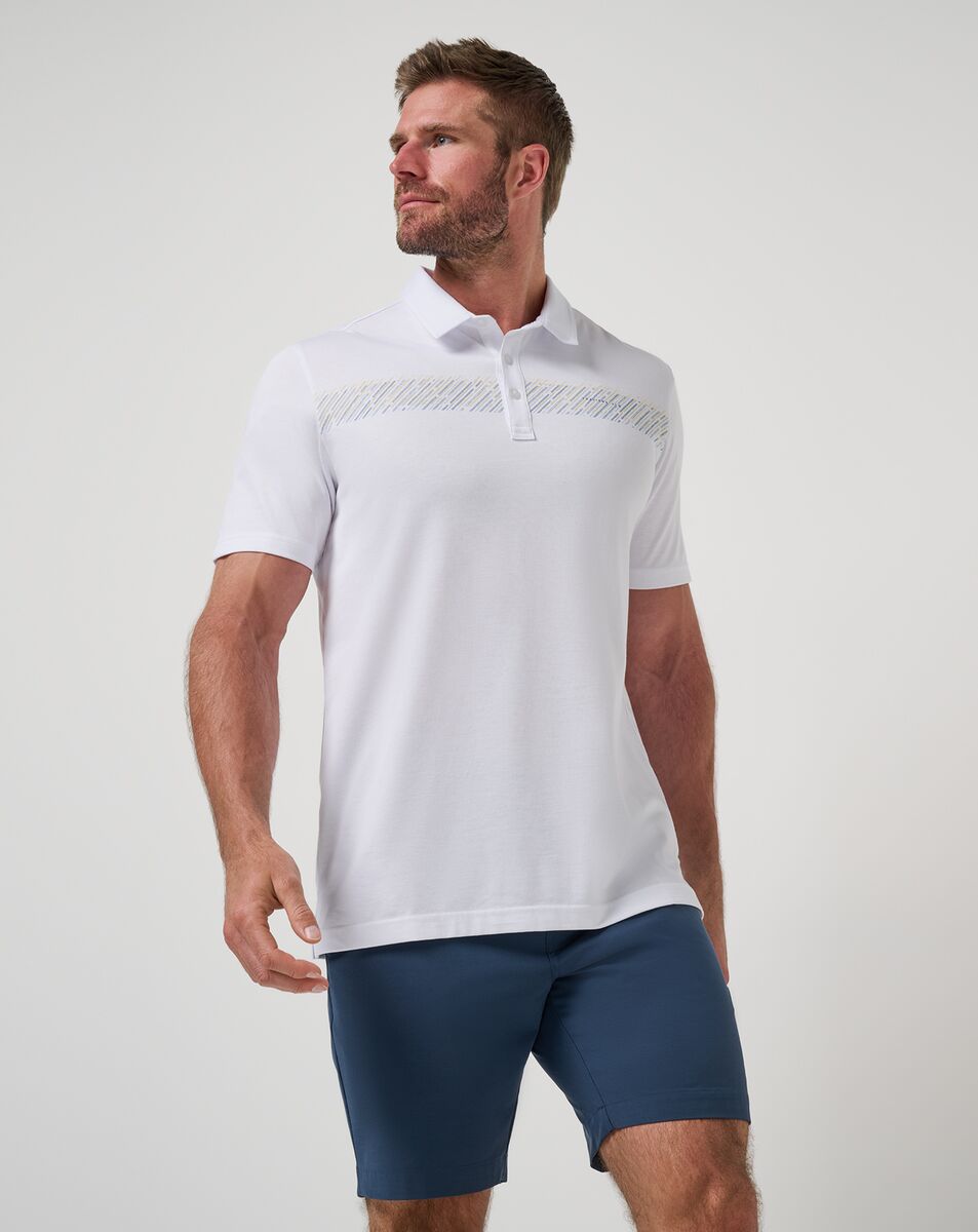 Travis Mathew Landline Polo In White