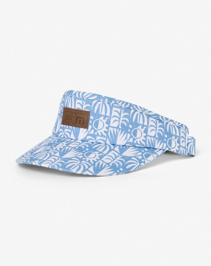 Travis Mathew Crazy Weather Visor In White
