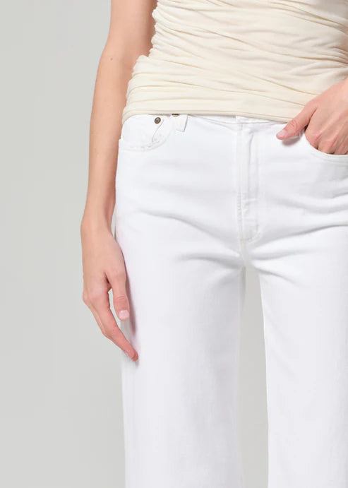 Agolde Harper Crop Jean In Sour Cream
