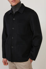 Load image into Gallery viewer, Hartford Men&#39;s Navy Wool Jacket
