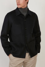 Load image into Gallery viewer, Hartford Men&#39;s Navy Wool Jacket
