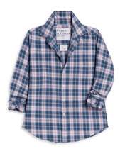 Load image into Gallery viewer, F&amp;E Barry Tailored Button up in Grey Red and Plaid
