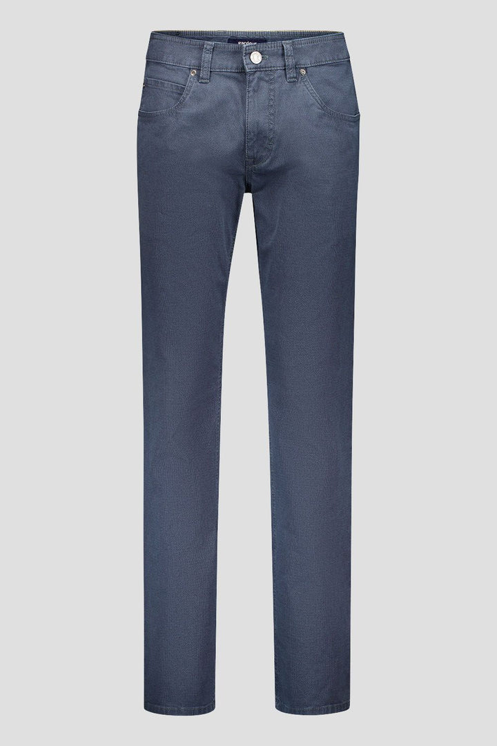 Gardeur Bill Pant In Medium Blue