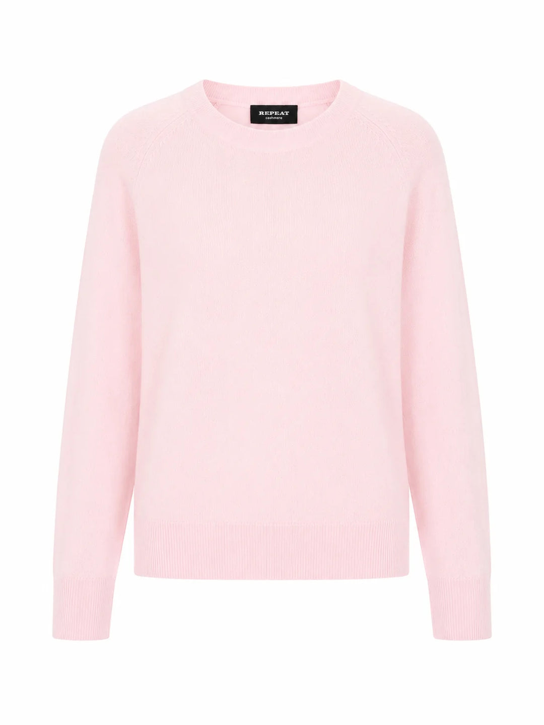 Repeat Organic Cashmere Round-Neck Sweater Feather