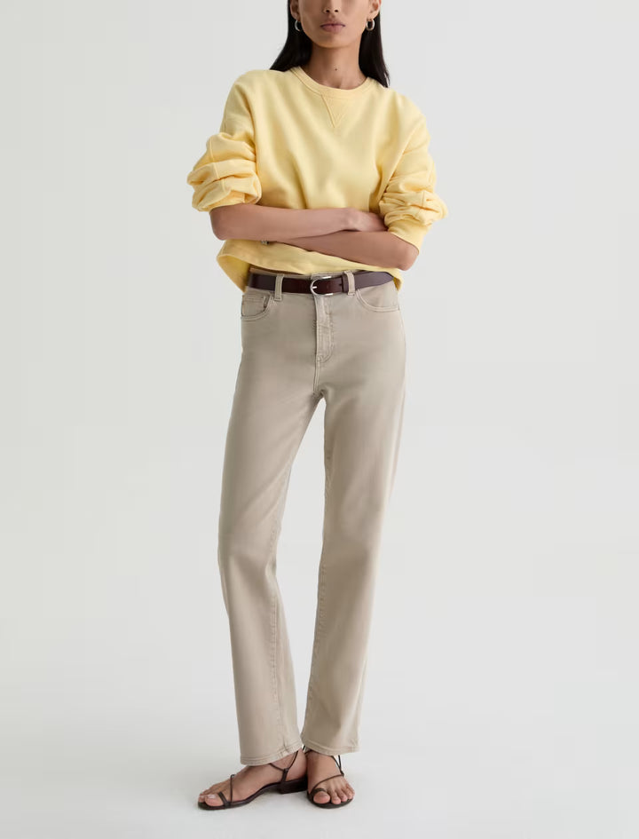 Ag Women Brinley Jeans In Sulfur Light Taupe