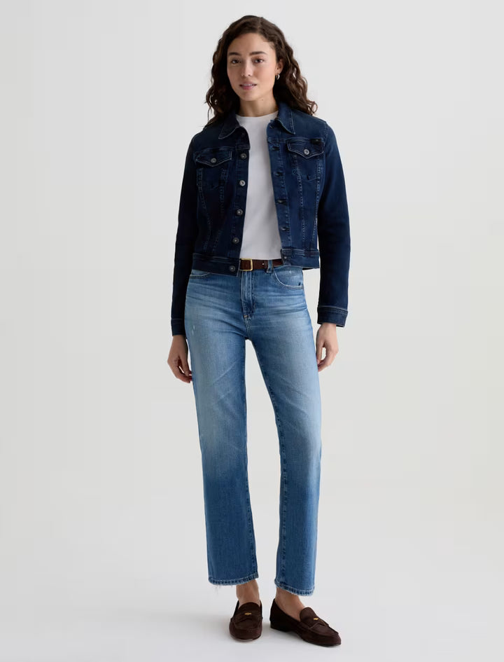 Ag Brinley Mid-Rise Straight Denim In 16 Years Soaring