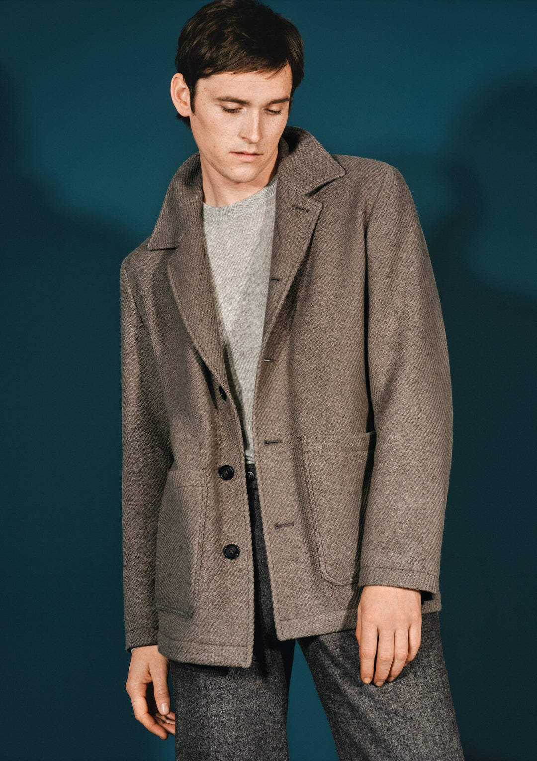 Digel Derby Comfort Jacket In Taupe